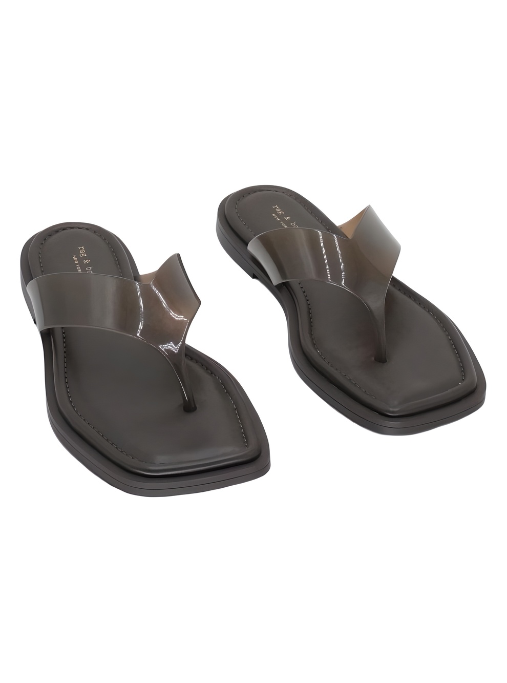 rag & bone Gracie Jelly Thong Java Sandals Size 7M EU 37
